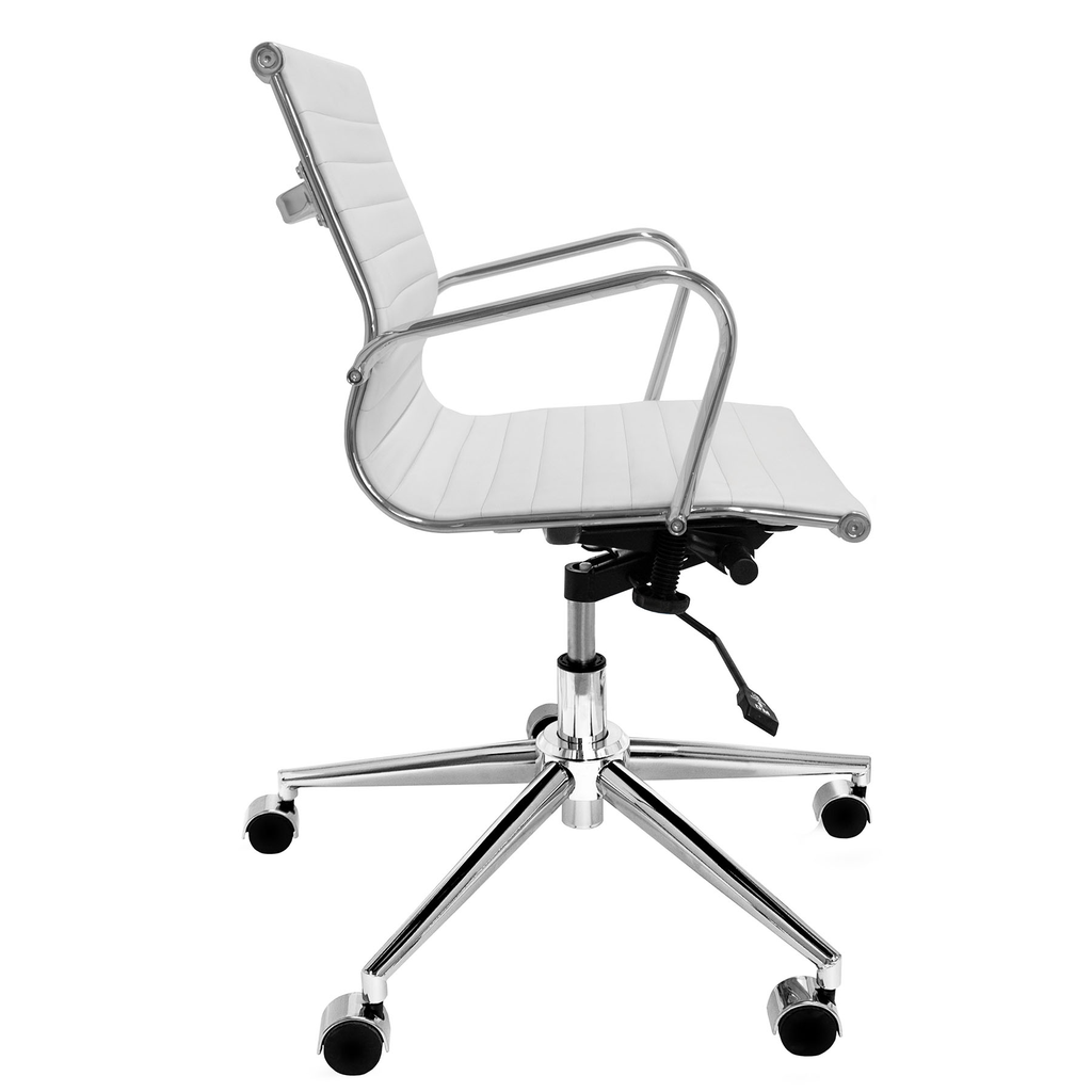 Boss silla de oficina operativa blanca // MP_3584