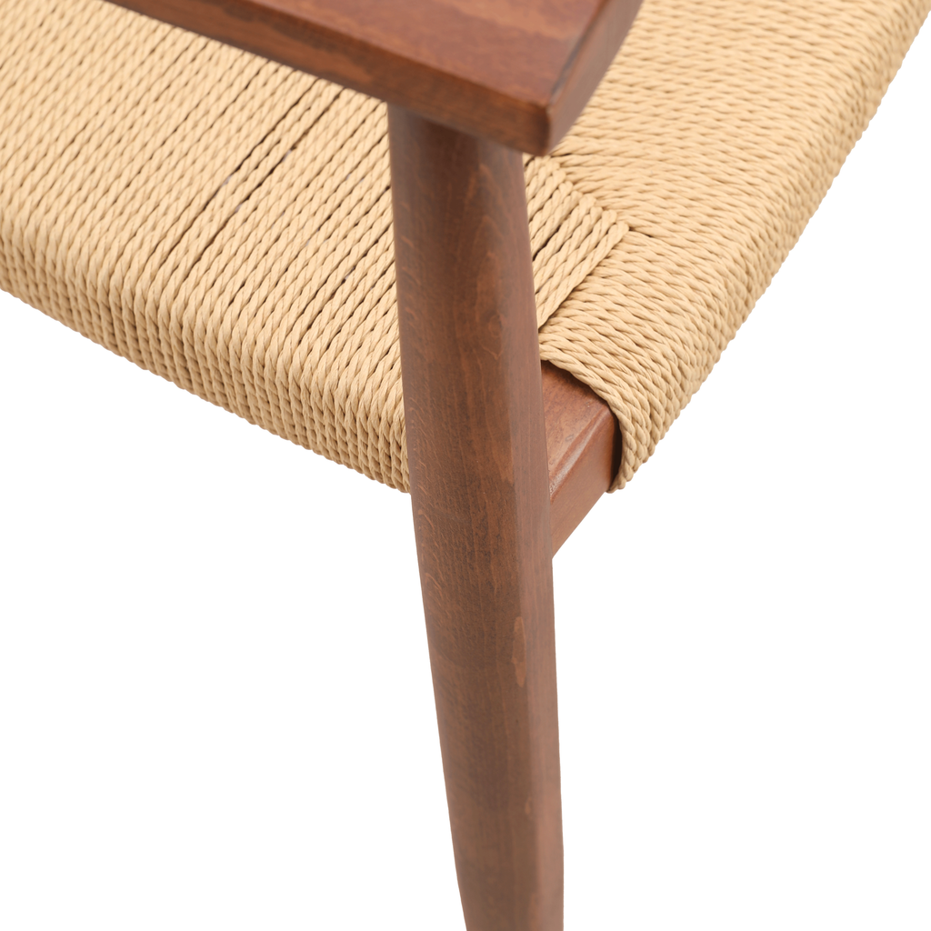 Fellow silla madera con asiento de rattan_20981