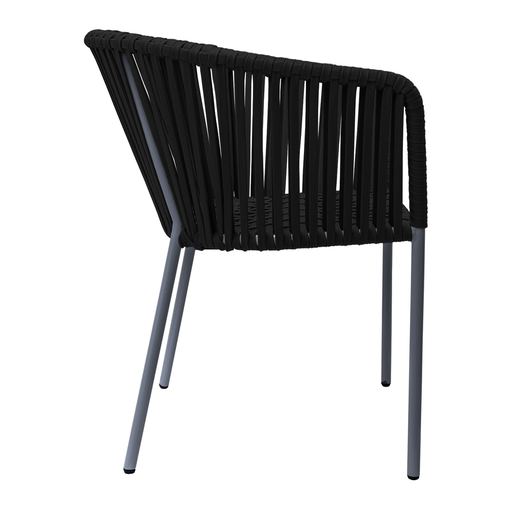 Jalisco silla estructura aluminio cuerda negra_24830