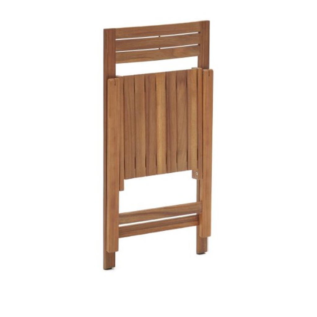 Sadirar silla plegable de exterior de madera maciza de acacia FSC 100% // KH_24816