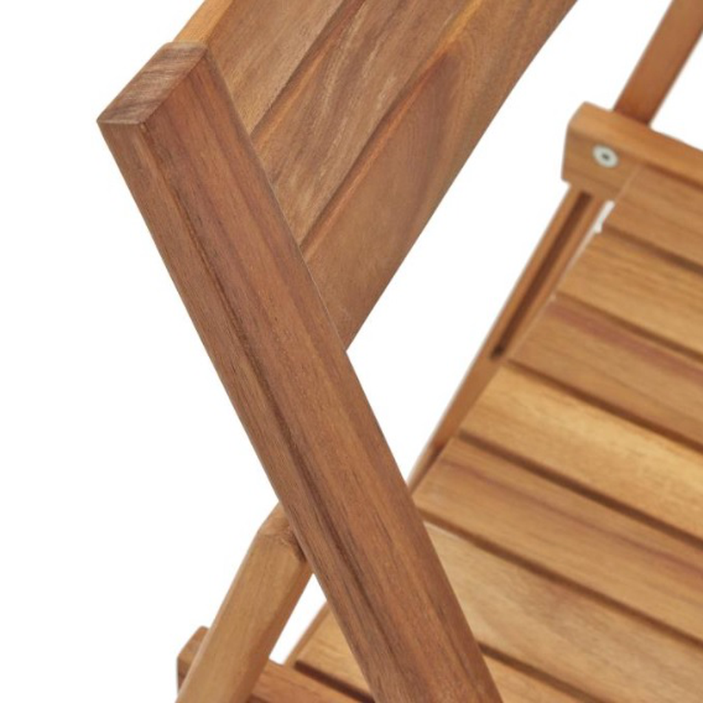 Sadirar silla plegable de exterior de madera maciza de acacia FSC 100% // KH_24817