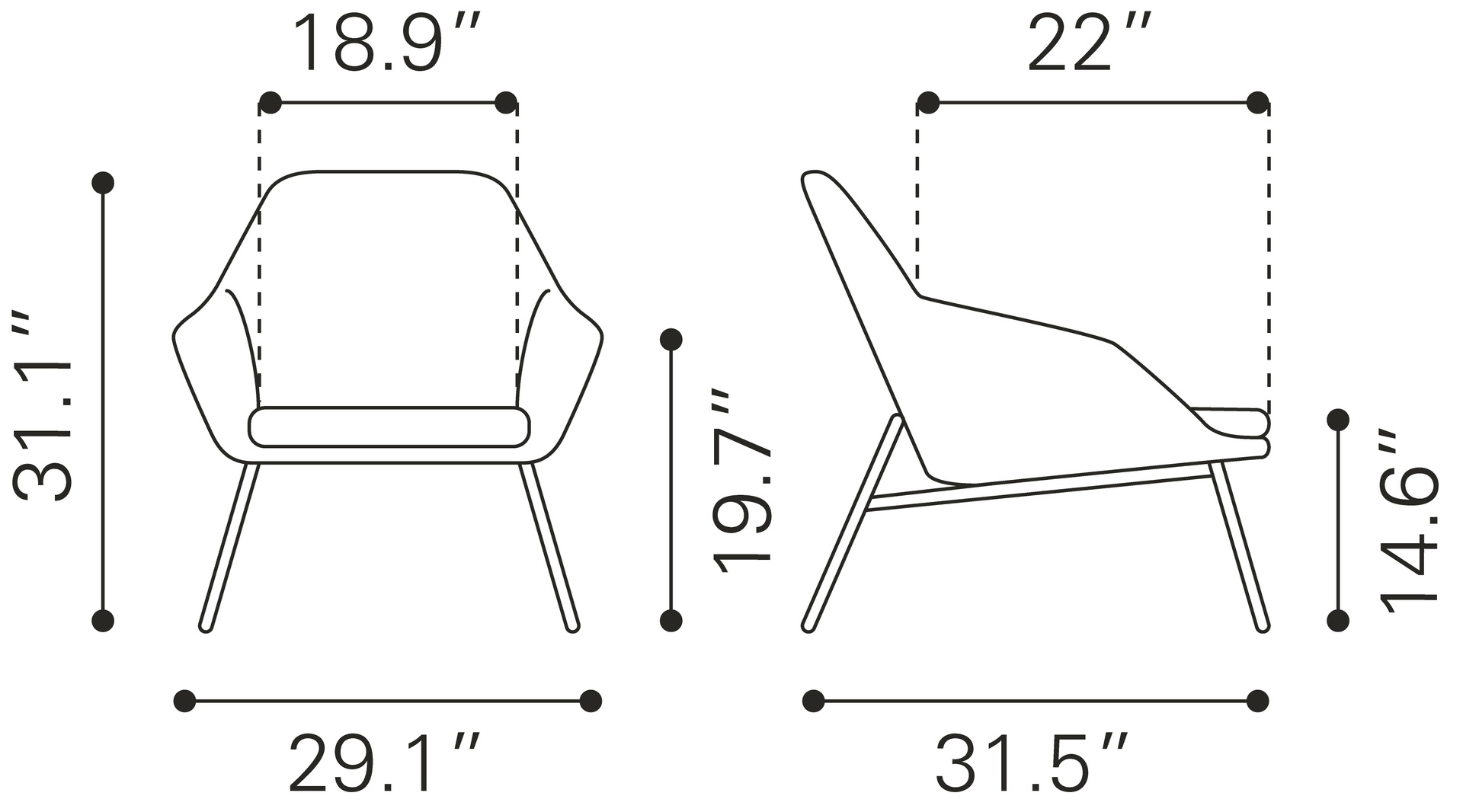 Lenu sillón gris // MS_7