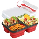 [T1041] Meimia lunch box grande cod. 1010 rojo // MP