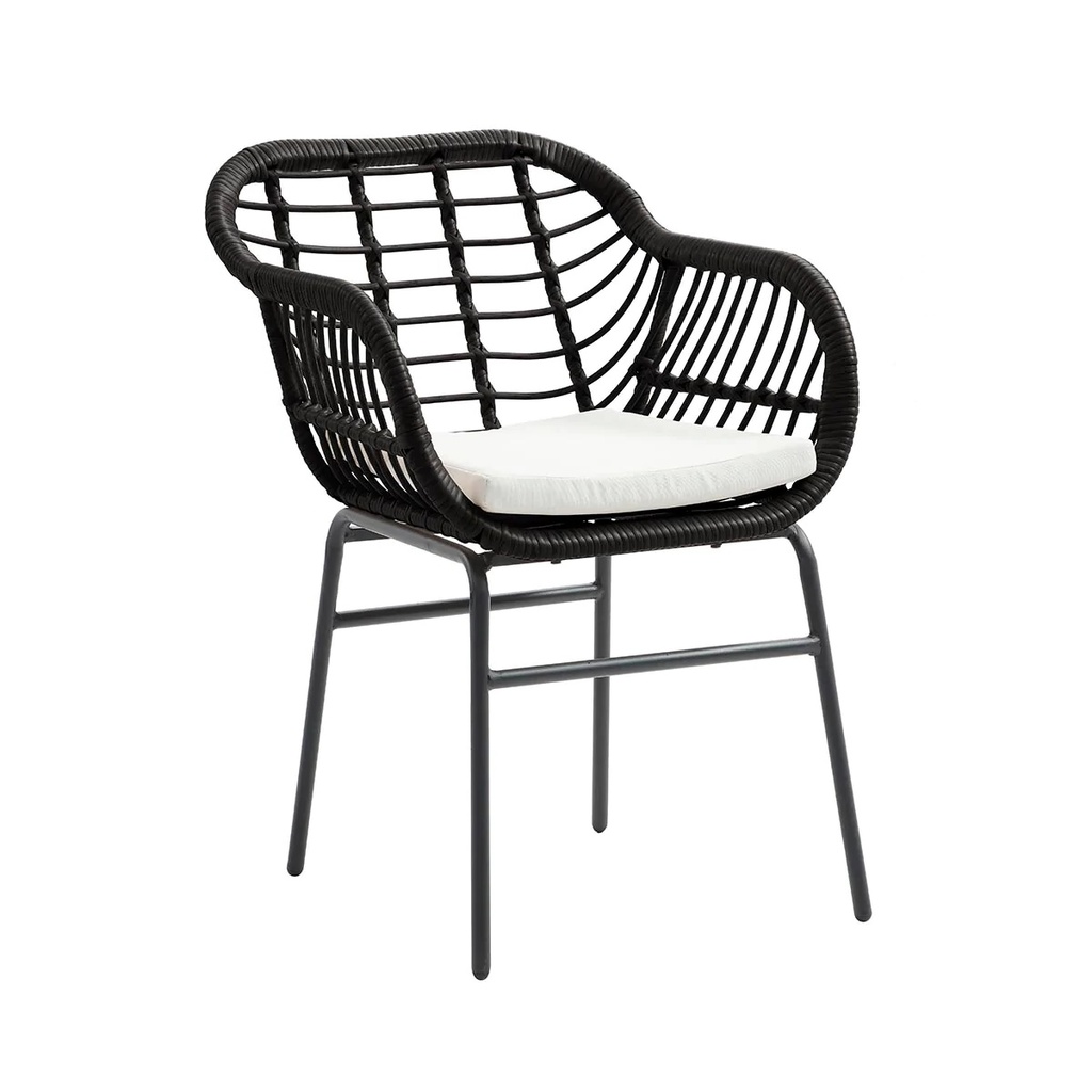 Kisper silla exterior negro // MS