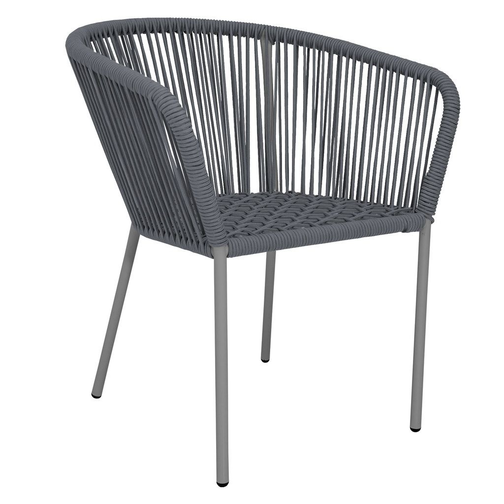 Ameca silla estructura gris cuerda gris