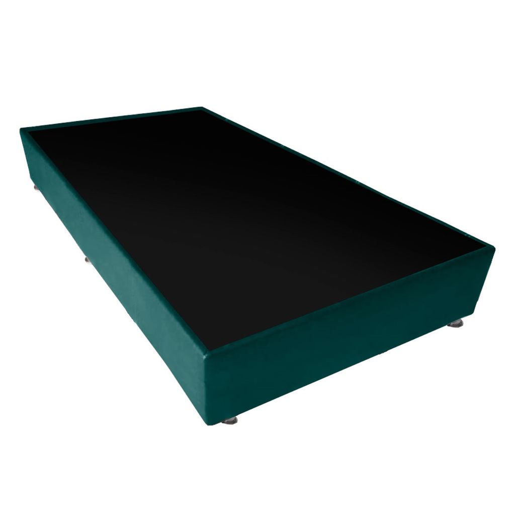 Bonanza base de cama individual tapiz verde // MP