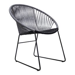 [CMX033] Sayulita silla bicolor gris-negro