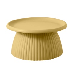[54680ME] Mezcala mesa de centro amarilla
