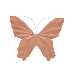 [SA00654000] Mariposa figura decorativa rosa y dorado // MP