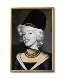 [Rostro 006-GD] Marilyn monroe cuadro decorativo codigo 006-GD // MP