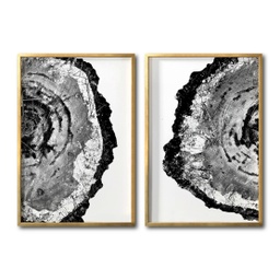 [Abstracto  034 A Y B-MD] Juego abstracto negro y blanco cuadro decorativo codigo 034 A Y B-MD // MP