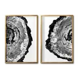 [Abstracto  034 A Y B-GD] Juego abstracto negro y blanco cuadro decorativo codigo 034 A Y B-GD // MP