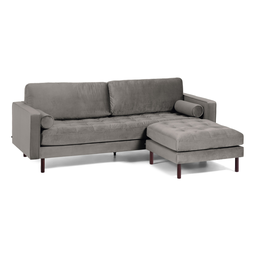 [S664JU03] Bogart sofa 3 plazas gris // KH