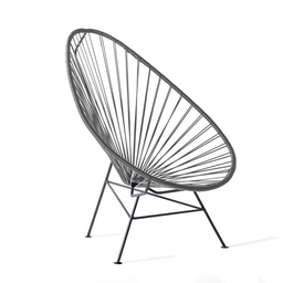 [SA-Negro-Gris] Pulcia silla acapulco gris de pvc // MP
