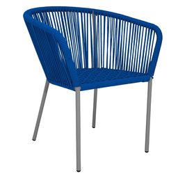 [53259SI] Ameca silla estructura gris cuerda azul