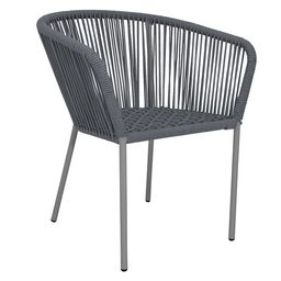 [53268SI] Ameca silla estructura gris cuerda gris