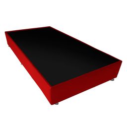 [55287BC] Bonanza base de cama matrimonial tapiz rojo // MP