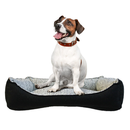 [59822CA] Cama inteligente para perro grande Black &amp; white